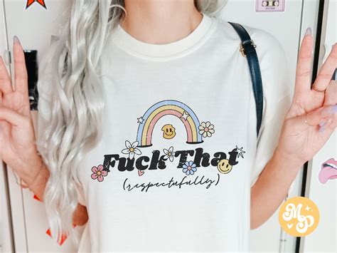 Funny Png Sublimation T Shirt Mental Health Png Fuck That Etsy