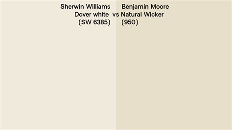 Sherwin Williams Dover White Sw Vs Benjamin Moore Natural Wicker