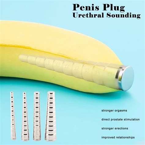 Urethral Sound Dilator Prostate Stimulator Male Penis Plug Thread Urethra Catheter Stimulator