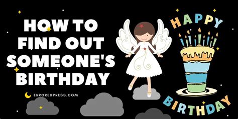 how to find someone's birthday online free