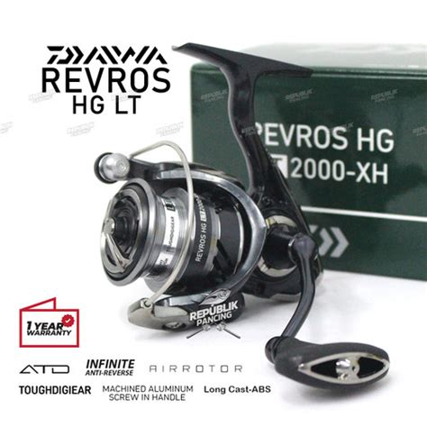 Jual Reel Daiwa Revros Hg Lt 2020 Power Handle Garansi 1000