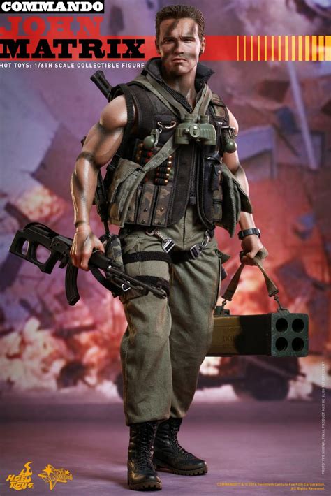 Toyhaven Preview Hot Toys Mms Commando Th Arnold Schwarzenegger As John Matrix Inch Figure