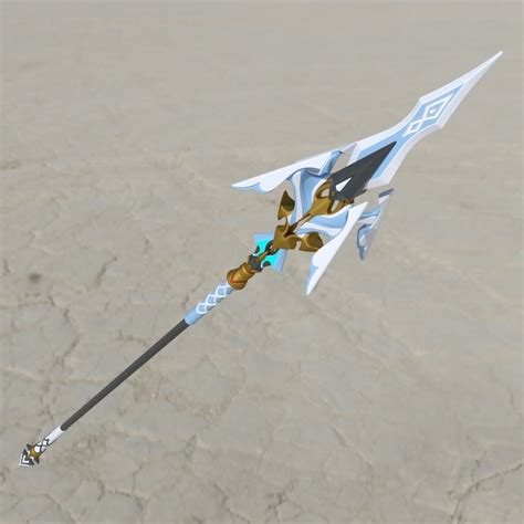 Genshin Impact Calamity Queller Shenhe Spear 3D Model 3D Printable