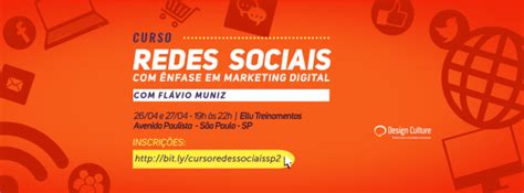 Curso Redes Sociais Com Ênfase Em Marketing Digital Em São Paulo 2ª