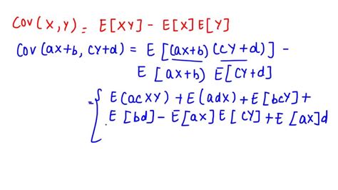 Solved Use The Rules Of Expected Value To Show That Cov Ax B Cy D Ac Cov Xy