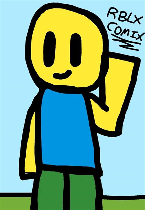 I Wanted To Draw A Roblox Noob For Some Reason Roblox Amino