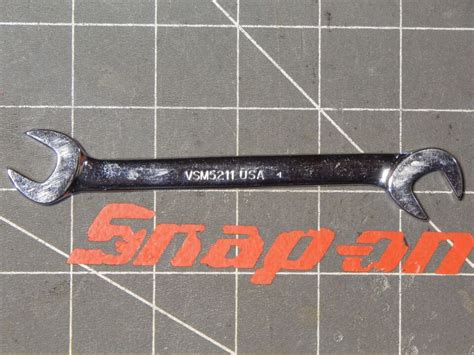 Snap On Way Angle Head Open End Wrench Mm Vsm Four Underlined