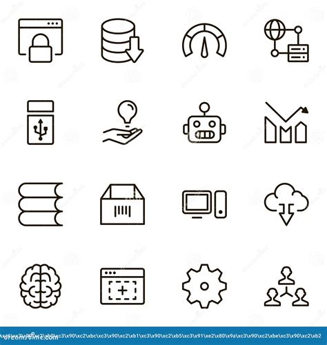 Machine learning stock vector. Illustration of algorithm - 103393538