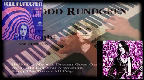 I Saw The Light Todd Rundgren Piano Youtube