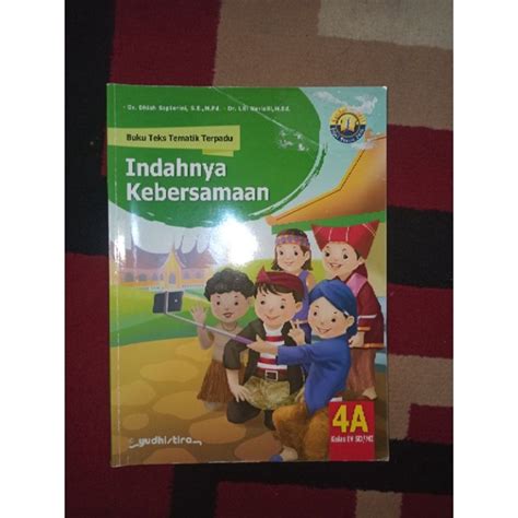 Jual BUKU BEKAS TEKS TEMATIK TERPADU KELAS 4 SD JILID 4A YUDHISTIRA