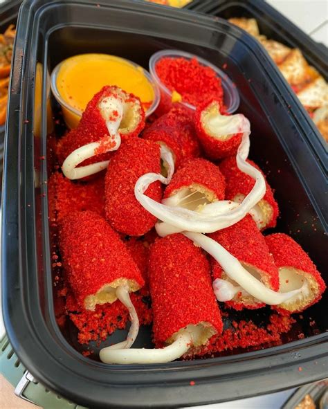 Hot Cheetos Mozzarella Sticks Recipe