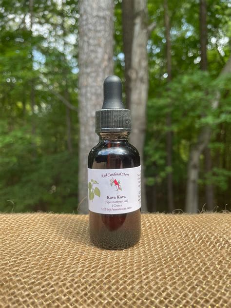 Kava Kava Tincture Herb Extract Double Extraction Red Cardinal Store