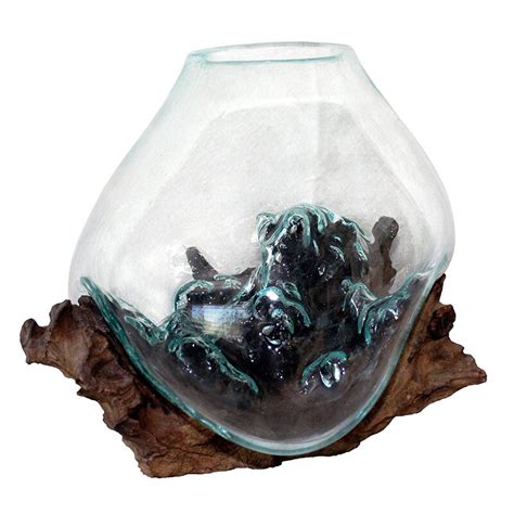 Cohasset Gifts Garden Molten Glass And Wood Sculpture Reviews Wayfair