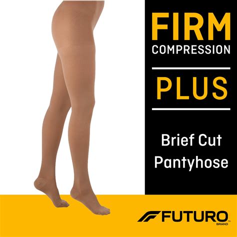 Futuro Firm Compression Nylon Pantyhose Plus Size Nude Mmhg Walmart