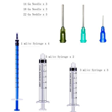 Pack Syringe With Blunt Needle Tip Ml Ml Ml Syringes With Ga