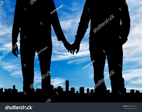 Concept Gay People Silhouette Happy Gay Stock Photo Shutterstock