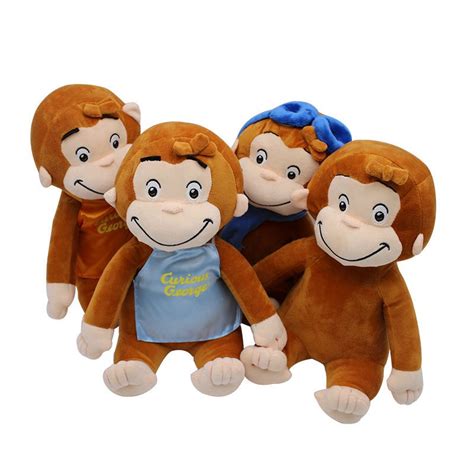 Boneco George O Curioso - Boneco de Pelúcia Kawaii Macaco Curioso George para Crianças KDOP ...