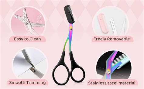 Hoehew Eyebrow Trimmer Scissor 2024 New Eyebrow Scissors