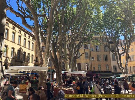 Provenzalischer Markt Am Place Richelme In Aix En Provence