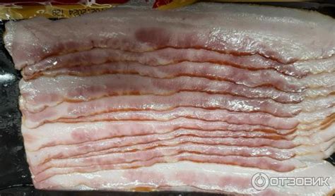 Отзыв о Бекон сырокопченый "Атяшево" Delikaiser | Сало много, мяса мало