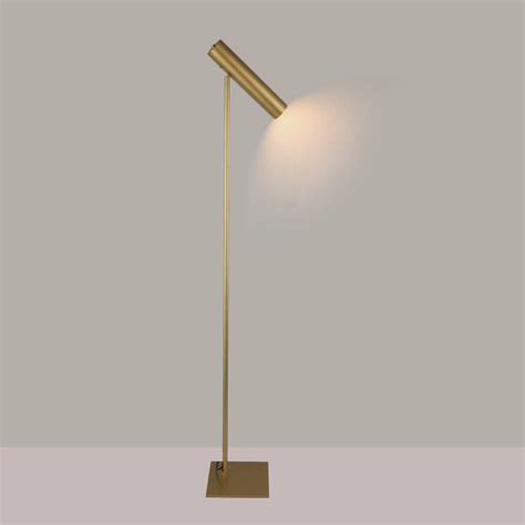 Uald Minimalist Modern Gold Sleek Floor Lamp Light Atelier