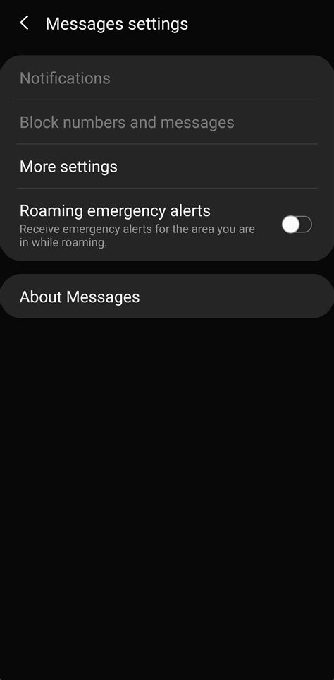 Turn off emergency alerts? : r/galaxynote10