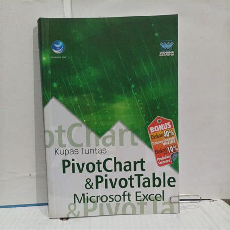 Jual Buku Kupas Tuntas Pivotchart Dan Pivotable Microsoft Excel