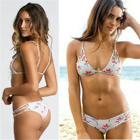 Acacia Swimwear Swim New Acacia Santorini Bird Of Paradise Bikini Top M Poshmark