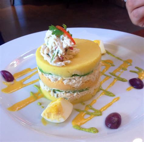 Causa Rellena De Pollo Restaurant ICA Recetas Peruanas Comida