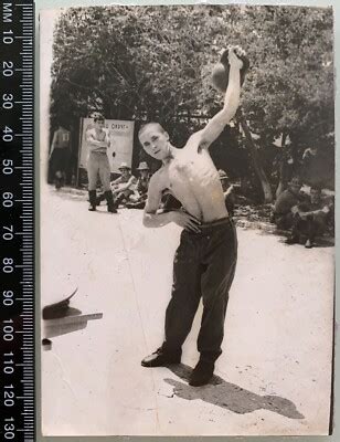 Shirtless Man Strongman Wrestler Guy Beefcake Muscle Gay Interest Vintage Photo Picclick Uk