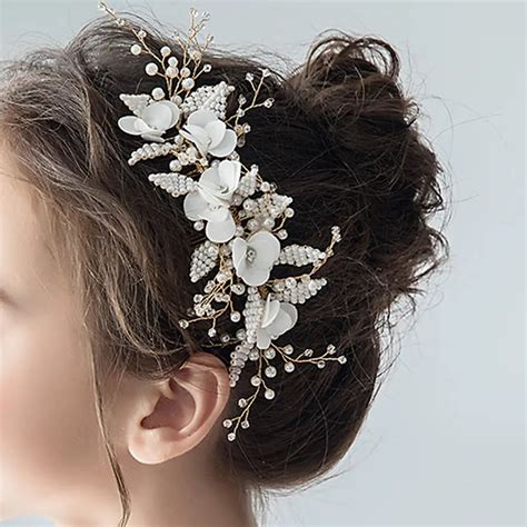 bridal hair pearl accessories