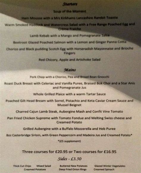 Clippers Brasserie - Copthorne Hotel Manchester Menu - Zomato UK