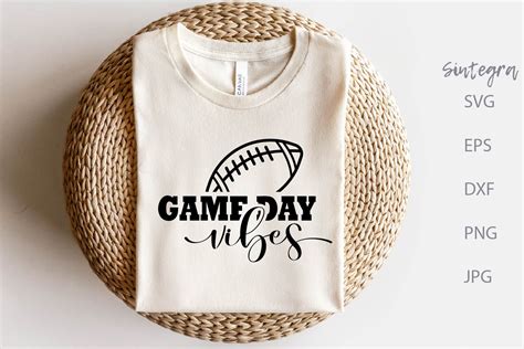 Game Day Vibes Svg Football Svg By Sintegra Thehungryjpeg