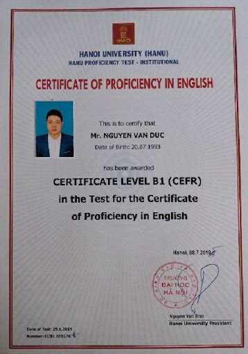 Lịch Thi Chứng Chỉ Tiếng Anh A2 B1 B2 Đại Học Hà Nội - Liên Việt Education