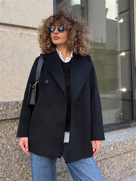 Пальто-пиджак Overcoat черный