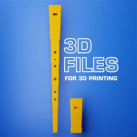 Uni Tune - 3D Printable Telescopic Flute Files | STL | Wind Instrument