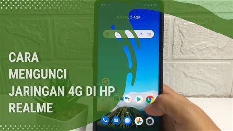 Cara Mengunci Jaringan 4g Hp Realme YouTube