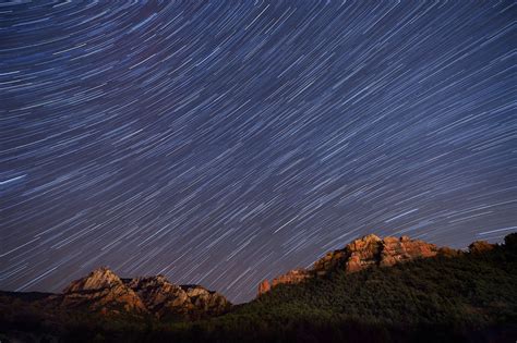 Slow Shutter Speed Photography Stars