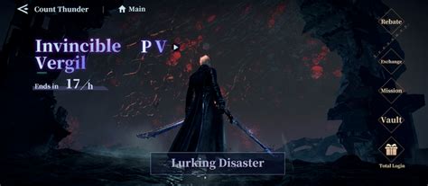 Invincible Vergil: Lurking Disaster | Devil May Cry: Peak of Combat ...