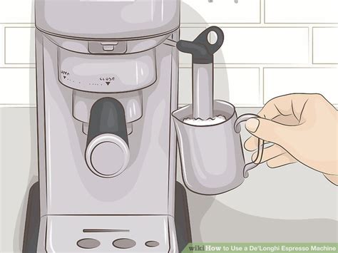 How to Use a DeLonghi Espresso Machine - wikiHow