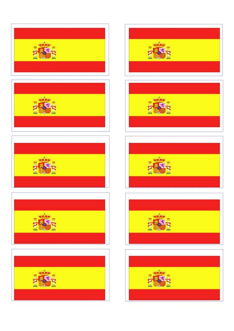 Spain Flag | Templates at allbusinesstemplates.com