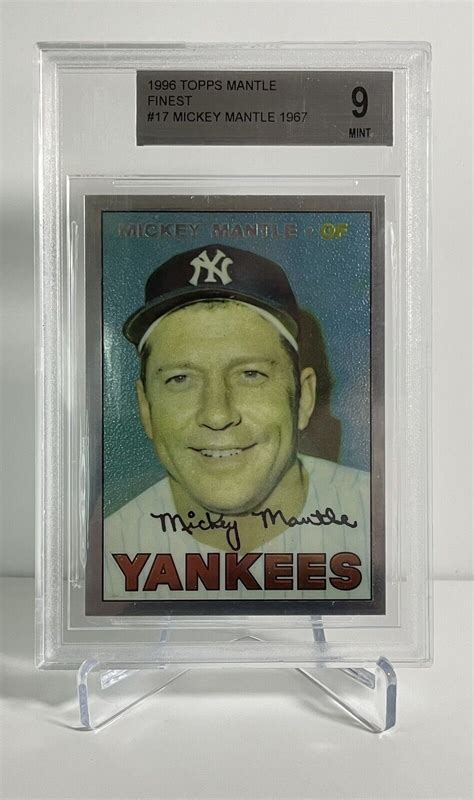 1996 Topps Mickey Mantle Commemorative Set Lot Graded 8 5 And 9 EBay