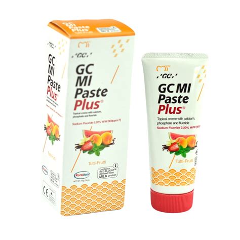 GC MI PASTE PLUS płynne szkliwo z fluorem tutti frutti