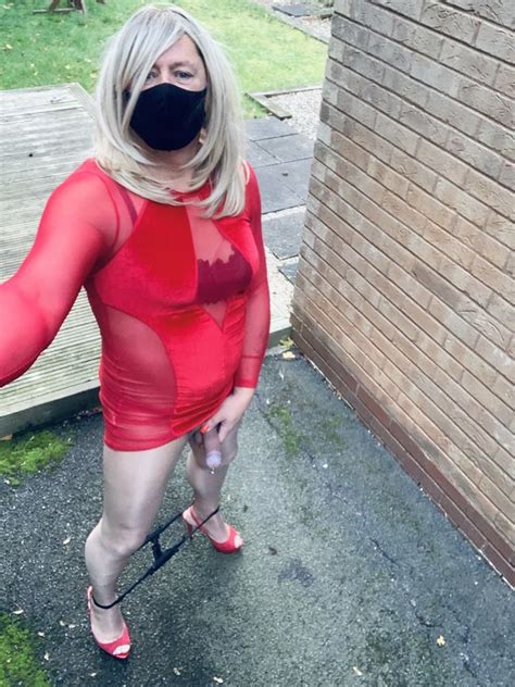 Amateur Crossdresser Kelly Cd In Red Dress Pics XHamster