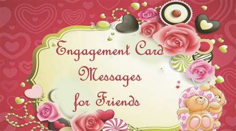 Engagement Card Messages for Friends