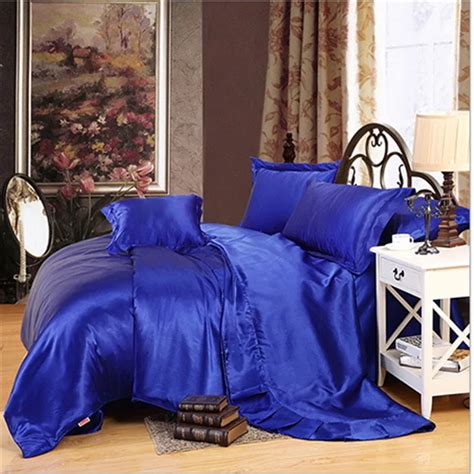 Aliexpress.com : Buy 2017Pure color silk bedding set home textile bed ...