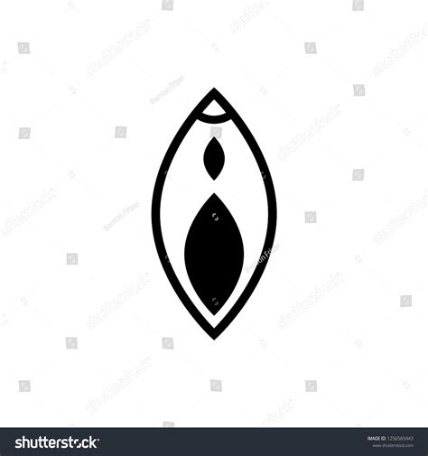 Vagina Icon Vector Illustration Stock Vector Royalty Free Shutterstock