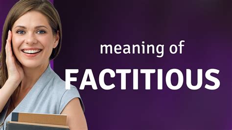 factitious factitious meaning youtube