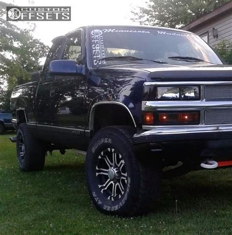 1995 Chevrolet K1500 Tuff T13 Rough Country Custom Offsets