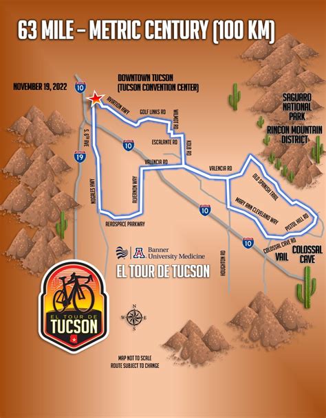 El Tour Route | El Tour de Tucson – Perimeter Bicycling